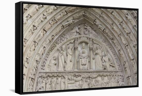 Notre Dame Paris France Photo-null-Framed Stretched Canvas