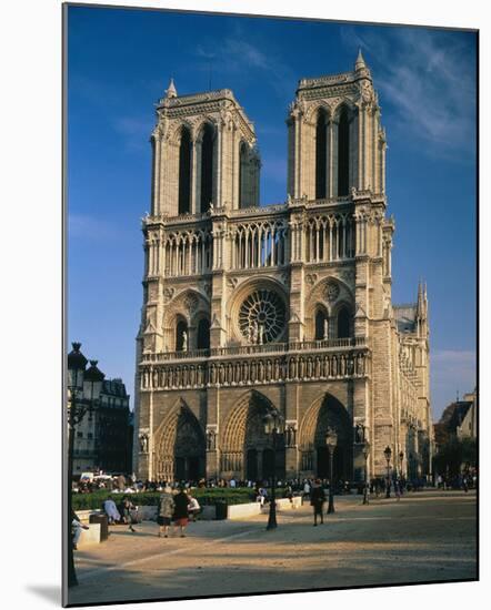 Notre Dame, Paris, France-null-Mounted Art Print