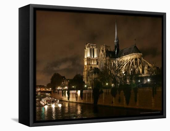 Notre Dame, Paris, France-Remy De La Mauviniere-Framed Stretched Canvas