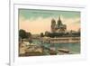 Notre Dame, Paris, France-null-Framed Premium Giclee Print