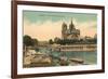 Notre Dame, Paris, France-null-Framed Premium Giclee Print