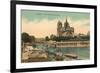 Notre Dame, Paris, France-null-Framed Premium Giclee Print