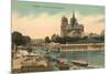 Notre Dame, Paris, France-null-Mounted Premium Giclee Print