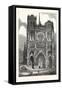 Notre Dame, Paris France-null-Framed Stretched Canvas