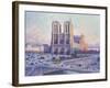 Notre Dame, Paris, View from the Quai Saint-Michel, 1901-04-null-Framed Giclee Print
