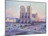 Notre Dame, Paris, View from the Quai Saint-Michel, 1901-04-null-Mounted Giclee Print