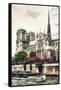 Notre Dame Paris-Philippe Hugonnard-Framed Stretched Canvas