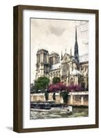 Notre Dame Paris-Philippe Hugonnard-Framed Giclee Print