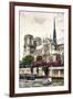 Notre Dame Paris-Philippe Hugonnard-Framed Giclee Print