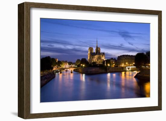 Notre Dame Paris-Charles Bowman-Framed Photographic Print