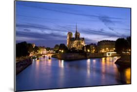 Notre Dame Paris-Charles Bowman-Mounted Photographic Print