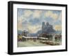 Notre Dame, Paris-Albert Lebourg-Framed Giclee Print