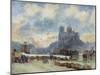 Notre Dame, Paris-Albert Lebourg-Mounted Giclee Print