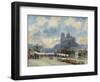 Notre Dame, Paris-Albert Lebourg-Framed Giclee Print