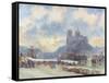 Notre Dame, Paris-Albert-Charles Lebourg-Framed Stretched Canvas