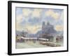 Notre Dame, Paris-Albert-Charles Lebourg-Framed Giclee Print