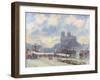 Notre Dame, Paris-Albert-Charles Lebourg-Framed Giclee Print