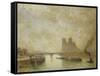 Notre Dame, Paris-Frank Myers Boggs-Framed Stretched Canvas