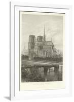 Notre-Dame, Paris-Alphonse Marie de Neuville-Framed Giclee Print