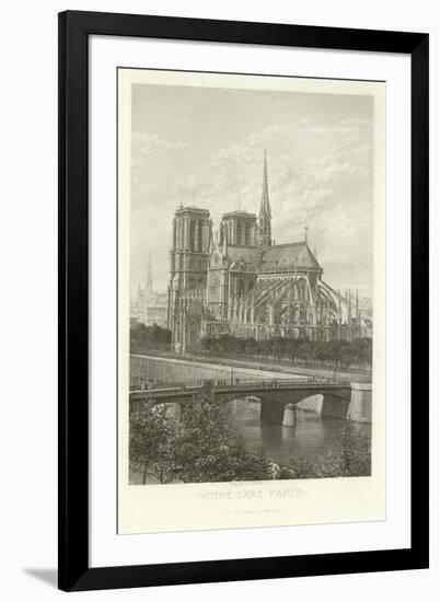 Notre-Dame, Paris-Alphonse Marie de Neuville-Framed Giclee Print