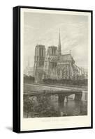 Notre-Dame, Paris-Alphonse Marie de Neuville-Framed Stretched Canvas