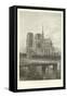 Notre-Dame, Paris-Alphonse Marie de Neuville-Framed Stretched Canvas