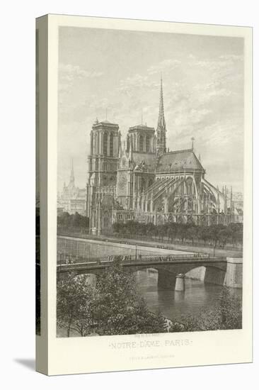Notre-Dame, Paris-Alphonse Marie de Neuville-Stretched Canvas