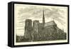 Notre Dame, Rear View-null-Framed Stretched Canvas