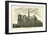 Notre Dame, Rear View-null-Framed Giclee Print