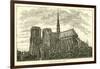 Notre Dame, Rear View-null-Framed Giclee Print