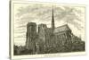 Notre Dame, Rear View-null-Stretched Canvas