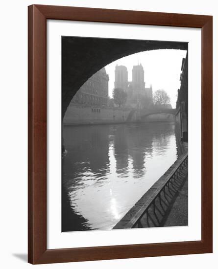 Notre Dame Reflection-Christopher Bliss-Framed Giclee Print