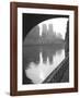 Notre Dame Reflection-Christopher Bliss-Framed Giclee Print