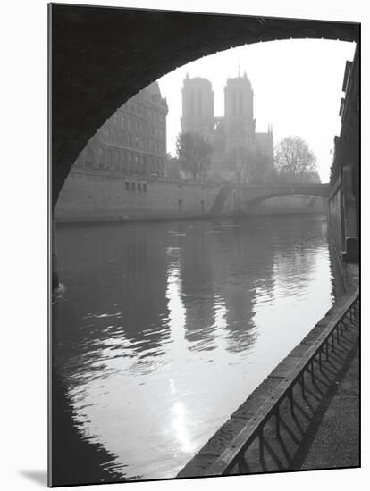 Notre Dame Reflection-Christopher Bliss-Mounted Giclee Print