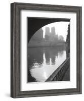 Notre Dame Reflection-Chris Bliss-Framed Art Print