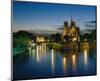 Notre Dame Seine River, Paris-null-Mounted Art Print