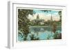 Notre Dame, South Bend-null-Framed Premium Giclee Print