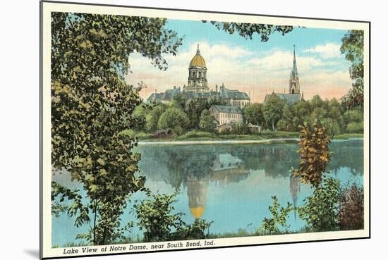 Notre Dame, South Bend-null-Mounted Art Print