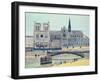 Notre-Dame (South Side), C.1933 (Oil on Canvas)-Louis Vivin-Framed Giclee Print