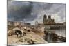 Notre-Dame vue du quai de la Tournelle-Johan-Barthold Jongkind-Mounted Giclee Print