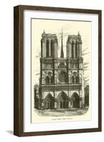 Notre Dame, West Front-null-Framed Giclee Print