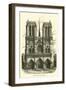 Notre Dame, West Front-null-Framed Giclee Print