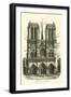 Notre Dame, West Front-null-Framed Giclee Print