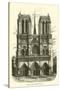 Notre Dame, West Front-null-Stretched Canvas
