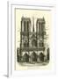 Notre Dame, West Front-null-Framed Giclee Print