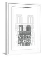 Notre Dame-Cristian Mielu-Framed Art Print