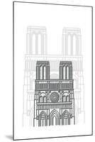 Notre Dame-Cristian Mielu-Mounted Art Print