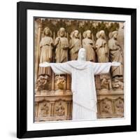 Notre Dame-Tosh-Framed Art Print