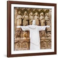 Notre Dame-Tosh-Framed Art Print