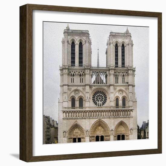 Notre Dame-Tosh-Framed Art Print